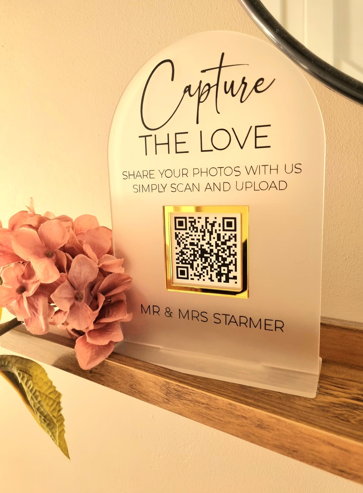 Photo Upload QR Sign