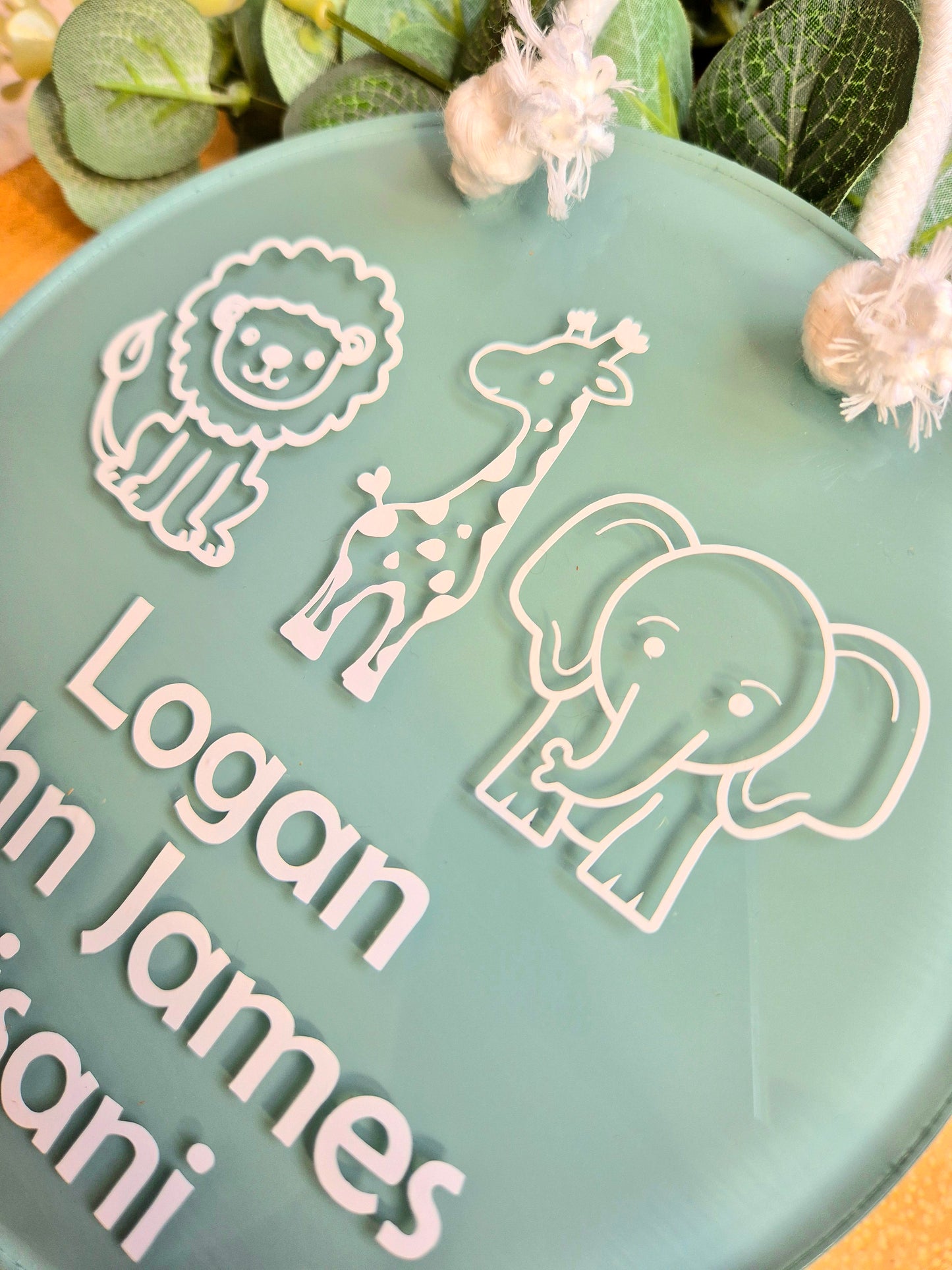 Safari Bedroom Door Sign