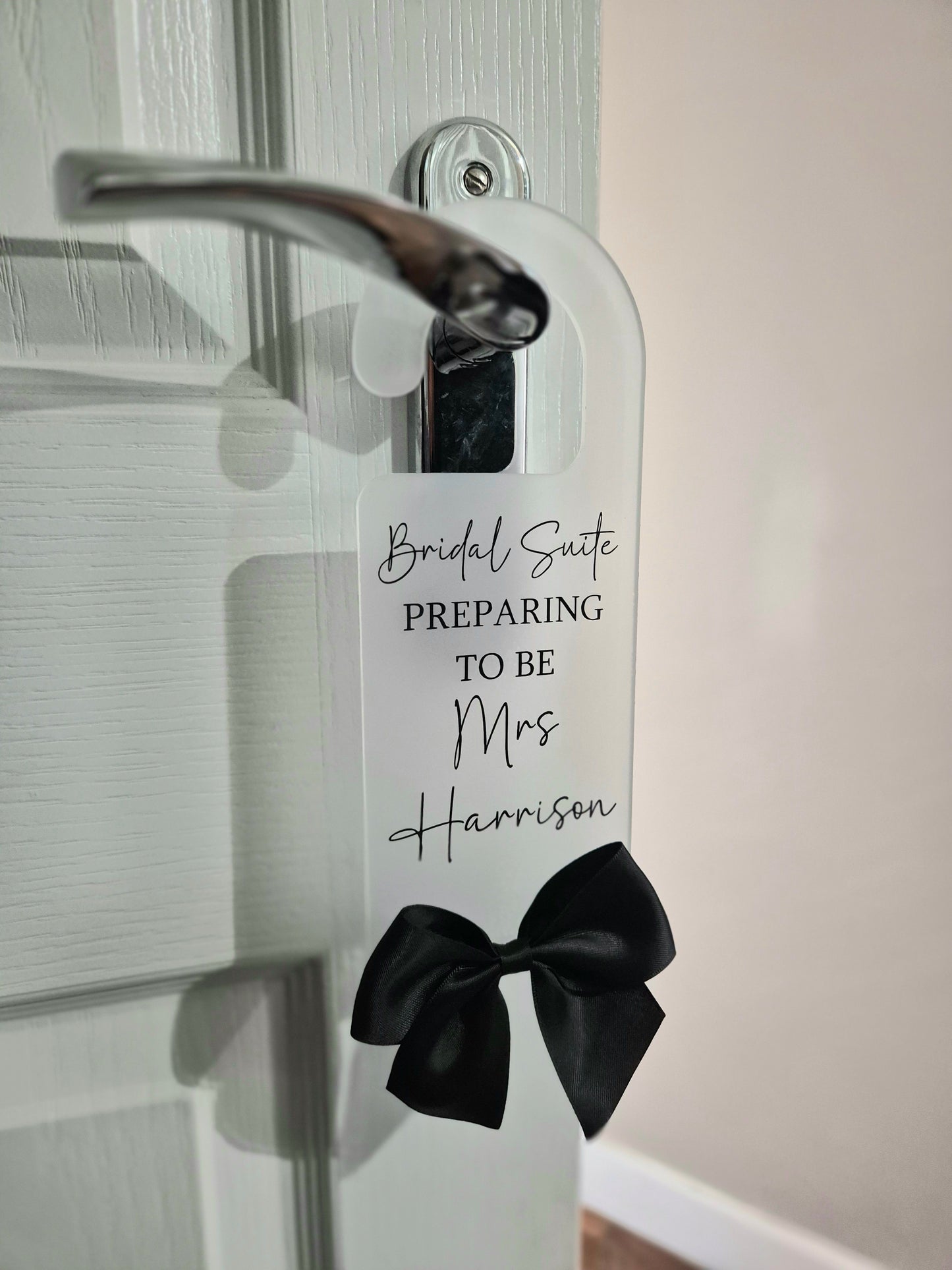 Wedding Day Door Hanger