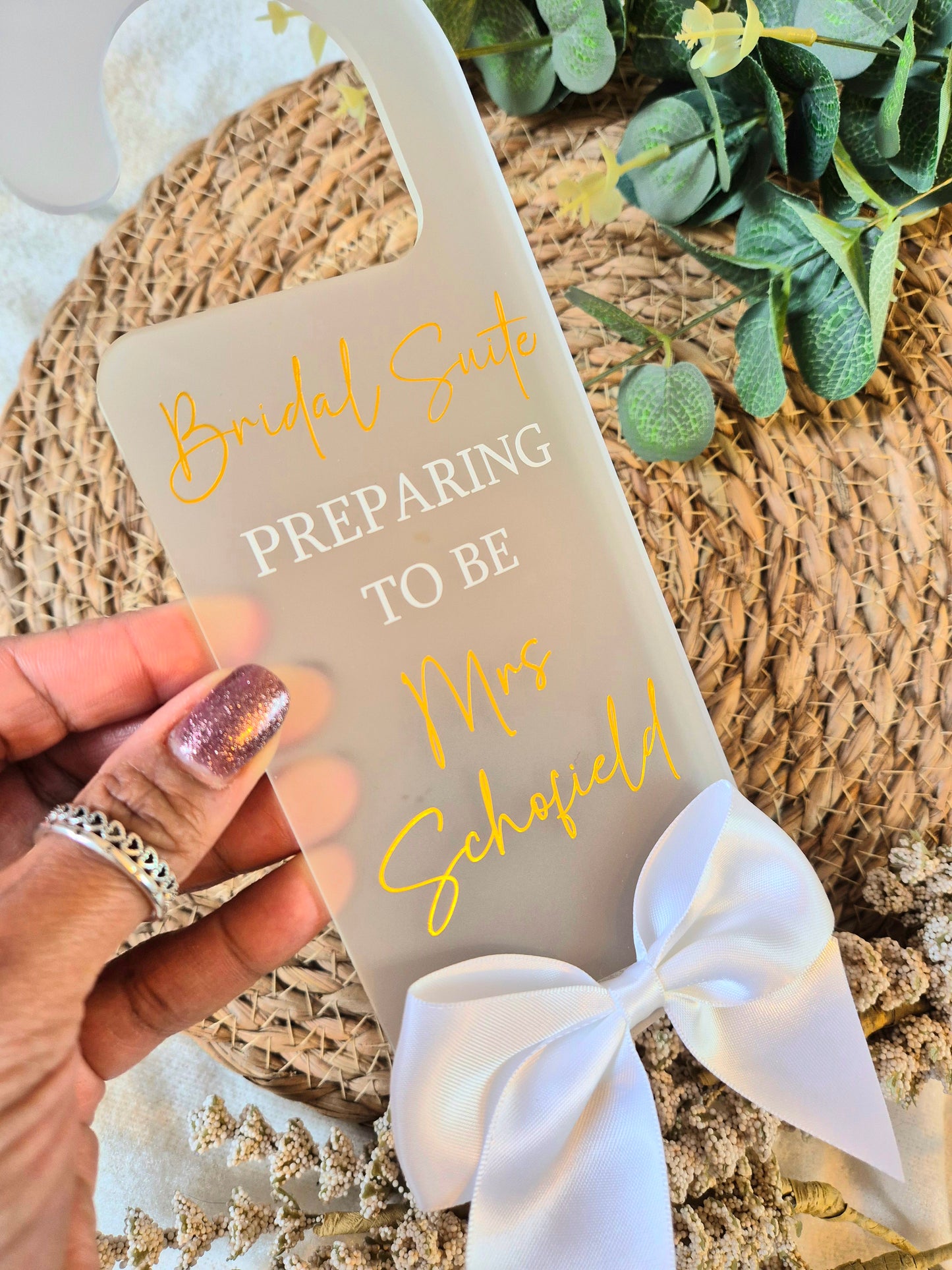 Wedding Day Door Hanger