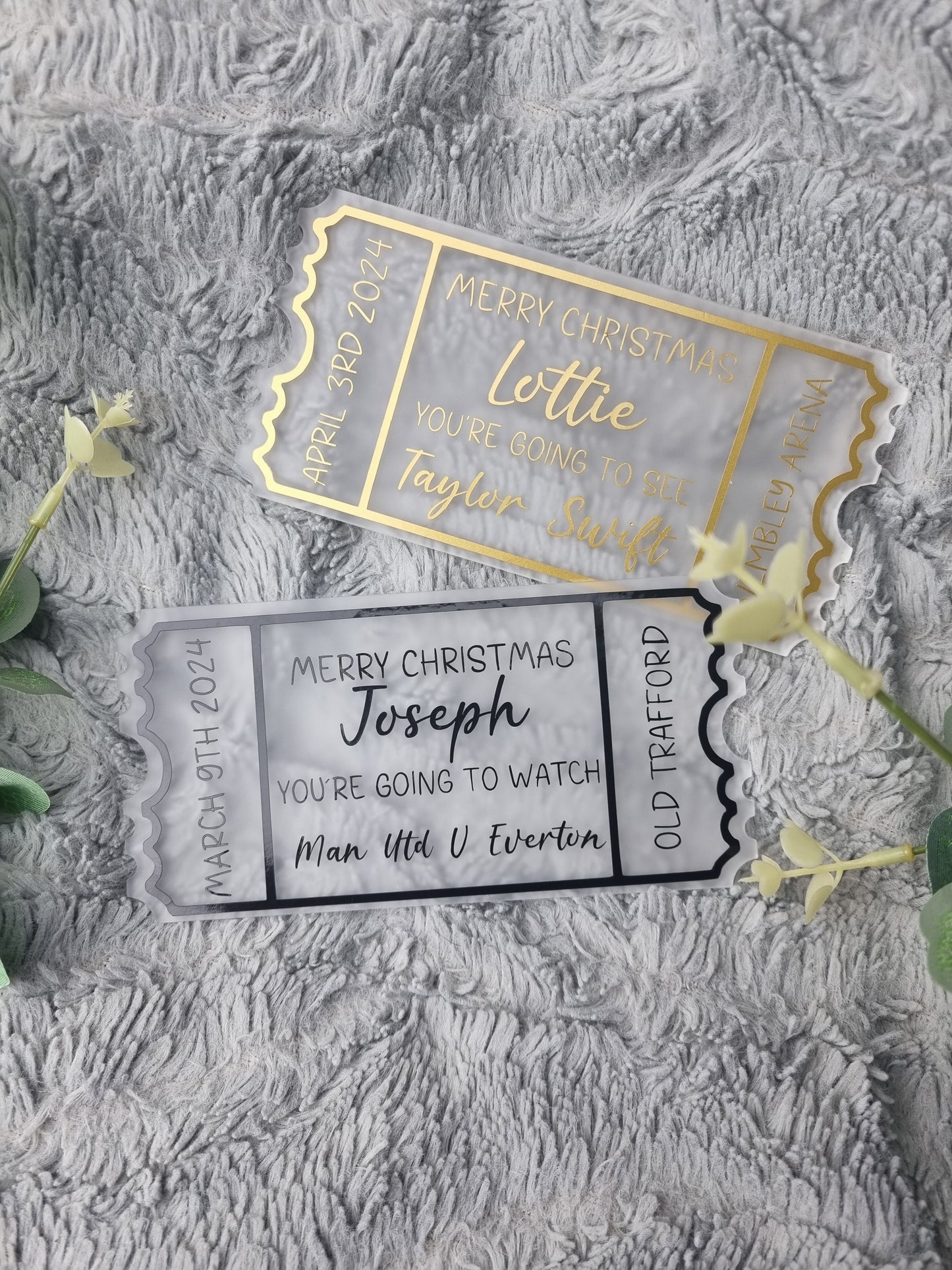 Acrylic Ticket