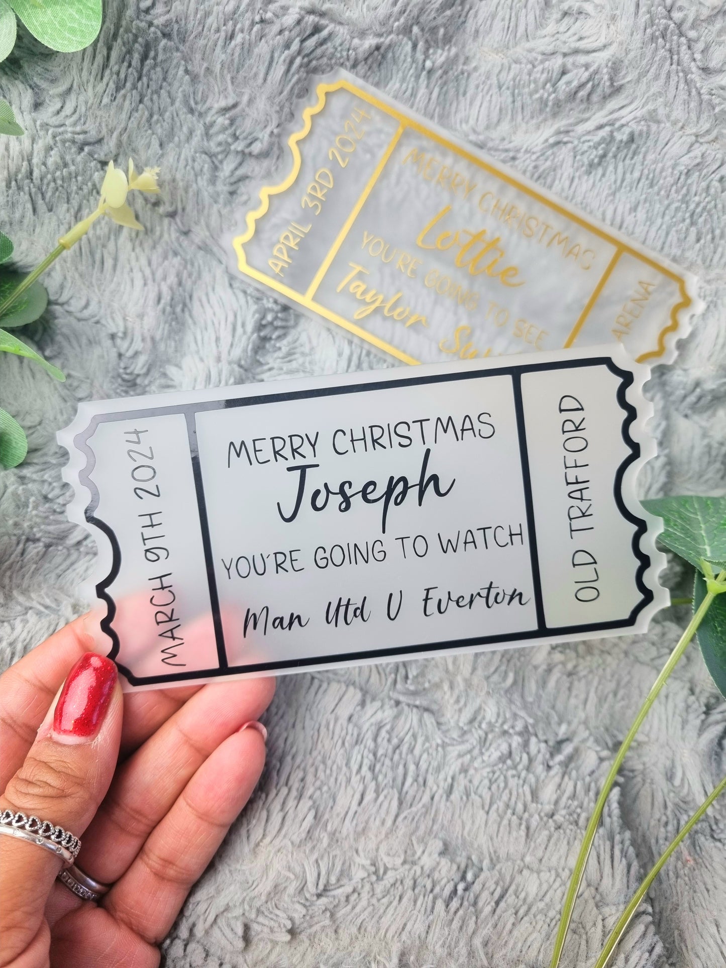 Acrylic Ticket
