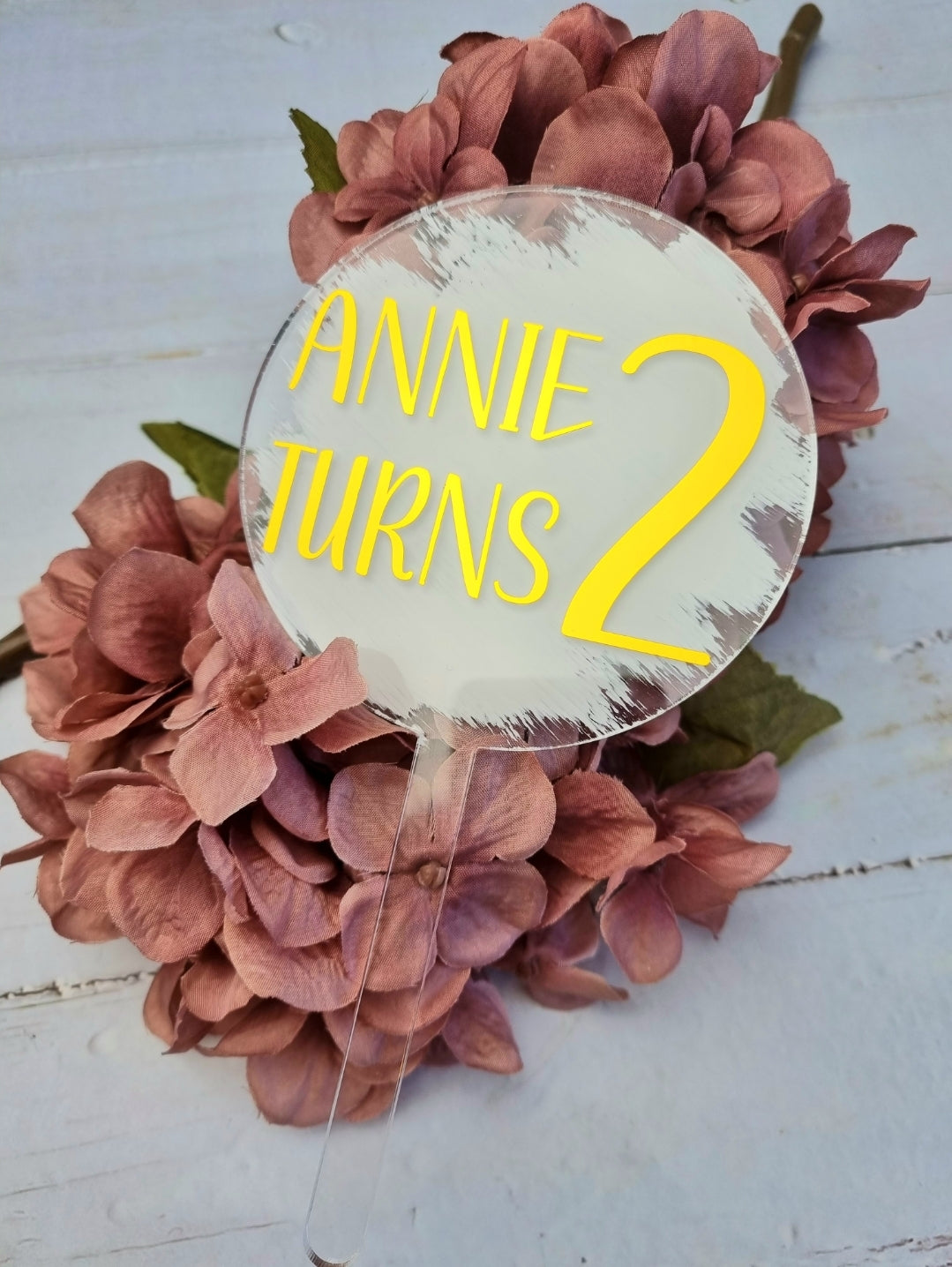 Bold Number Cake Topper