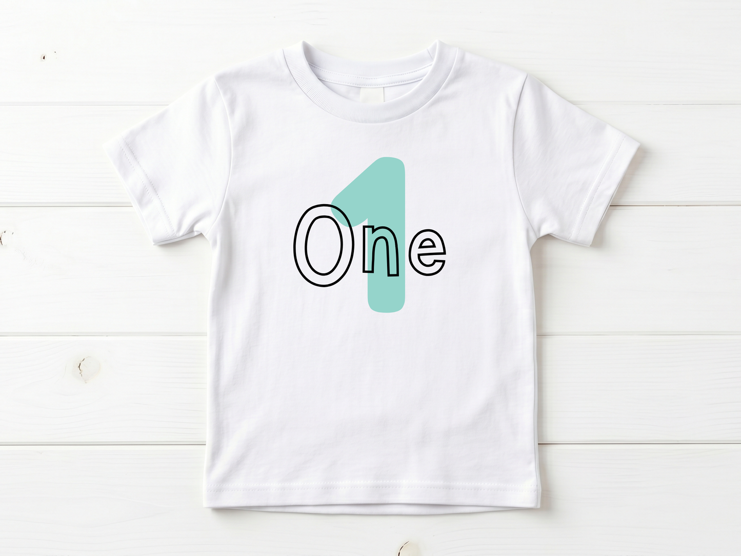 Simple 1st Birthday T-Shirt