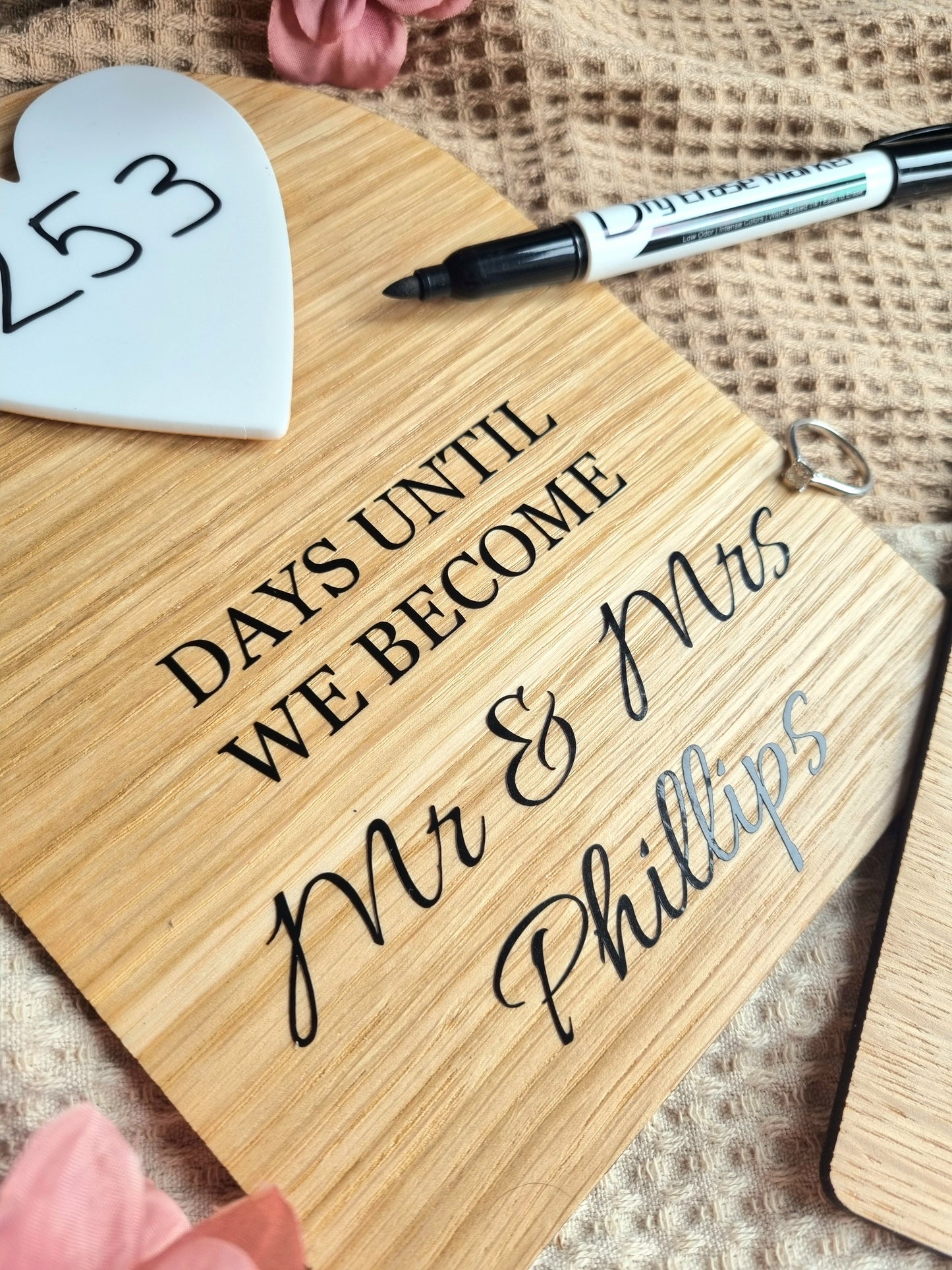 Wedding Countdown Plaque
