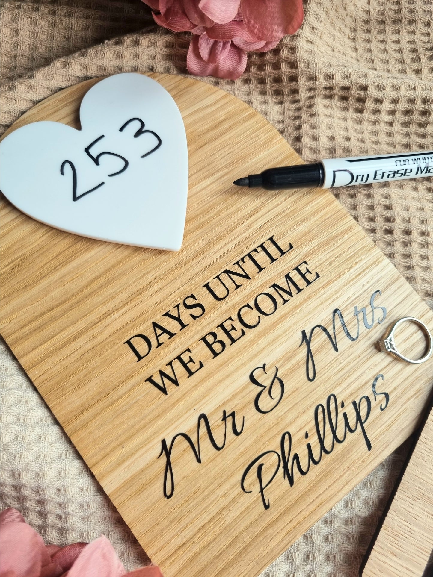 Wedding Countdown Plaque
