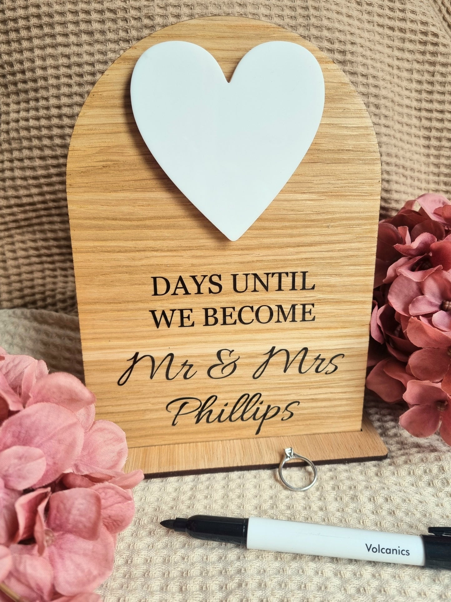 Wedding Countdown Plaque