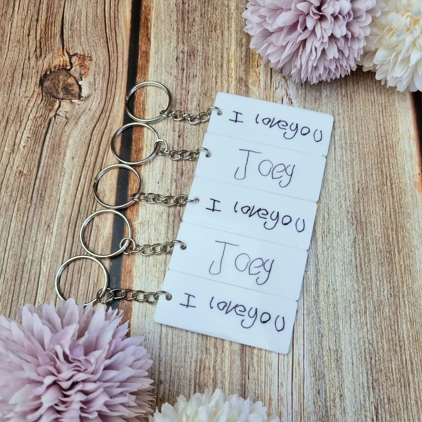 Handwriting Keyrings