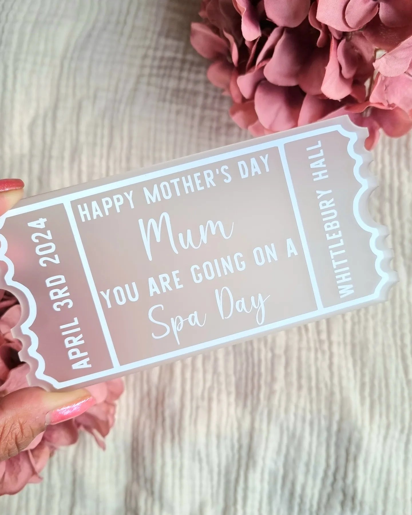 Acrylic Ticket - Frosted