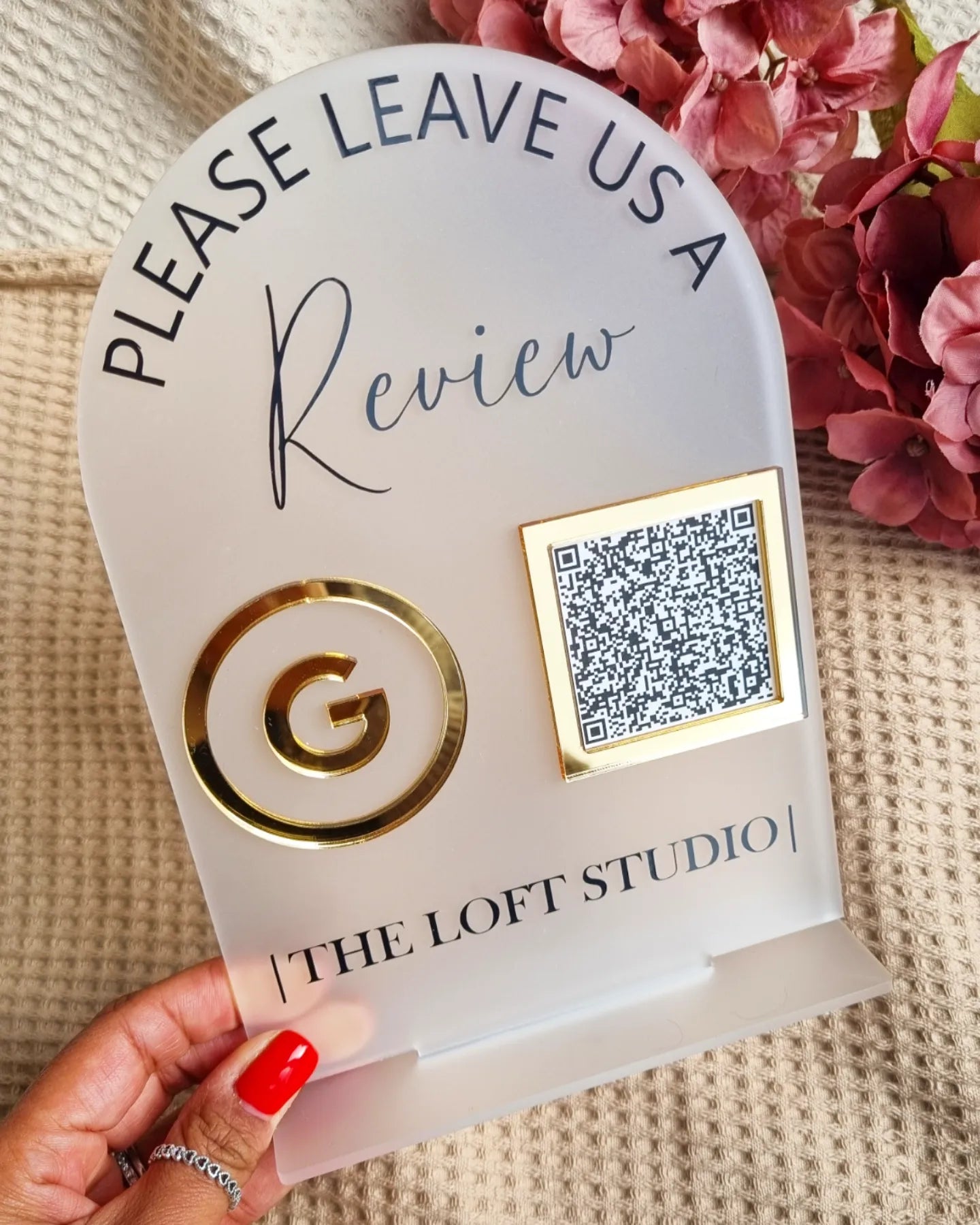 Google Review QR Code Sign