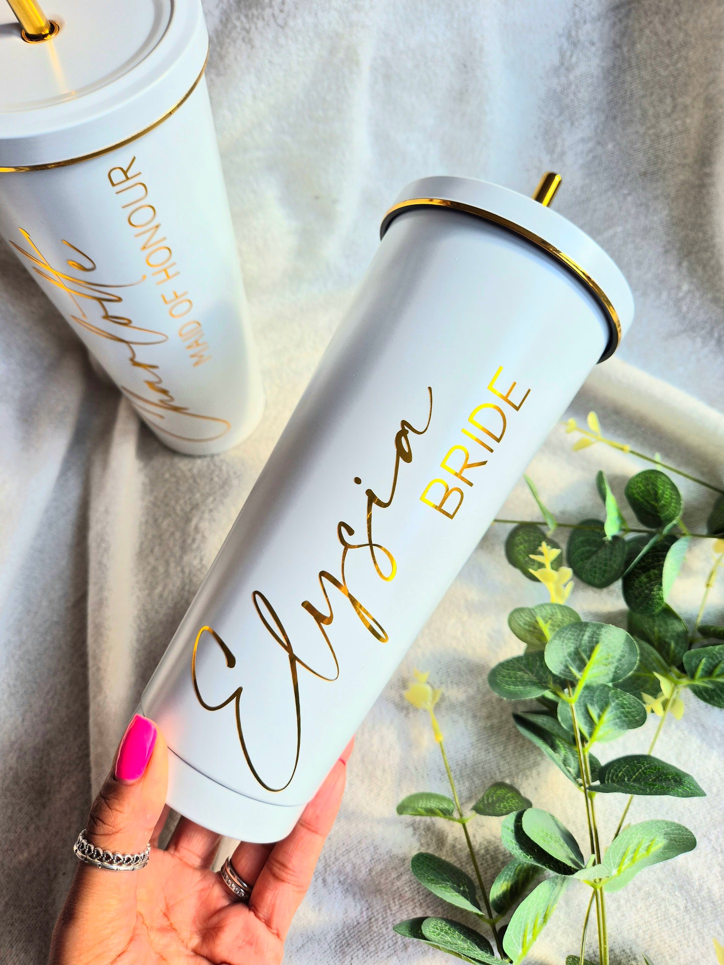 Personalised Metal Bridal Tumbler
