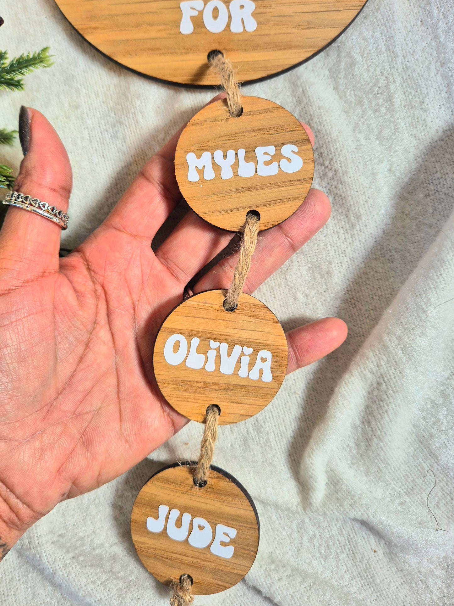 Personalised Santa Stop Here Door Sign