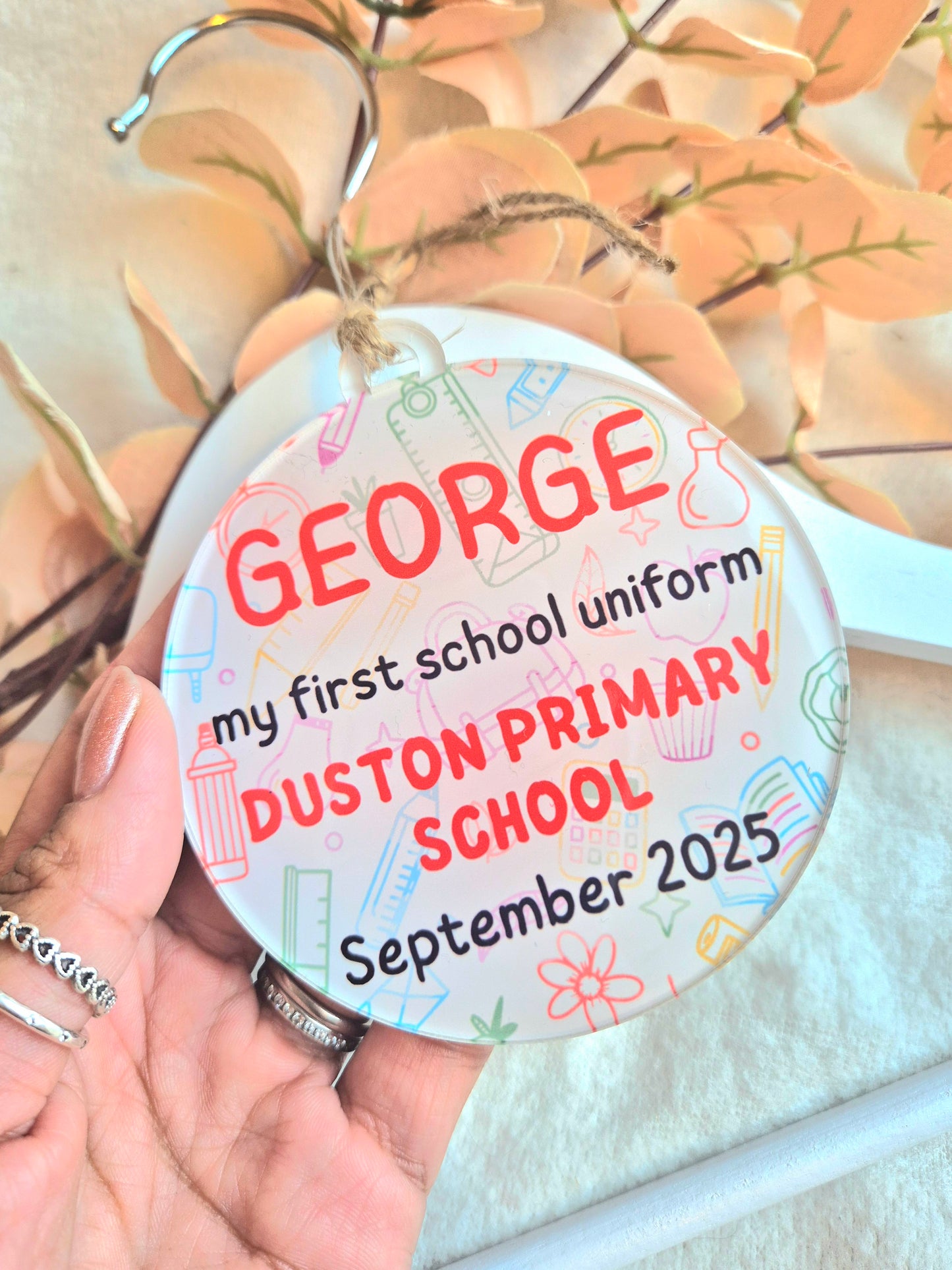 My First Uniform Hanger Tag