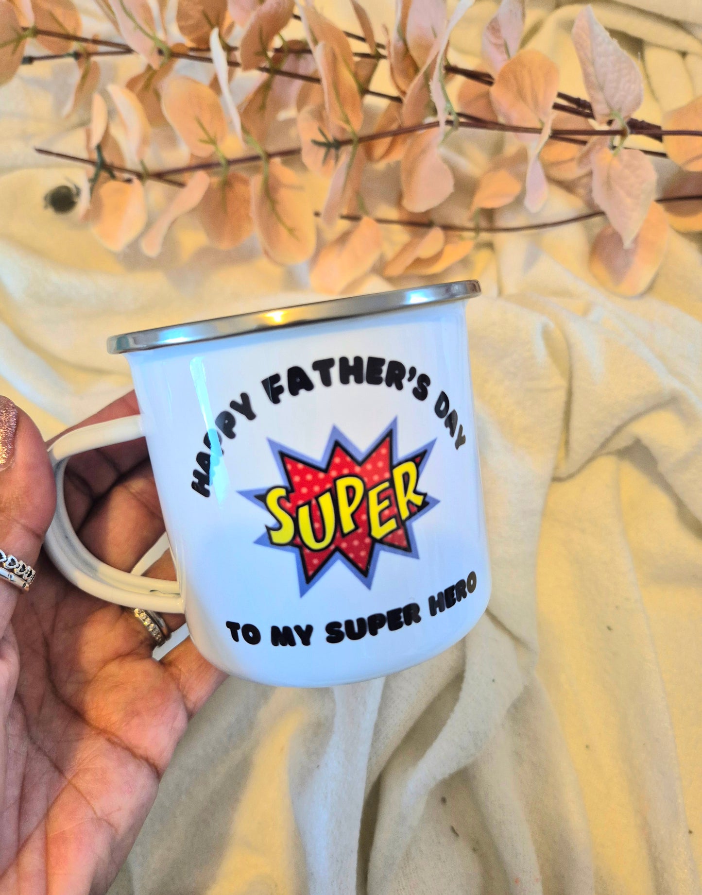 Father's Day Enamel Mug