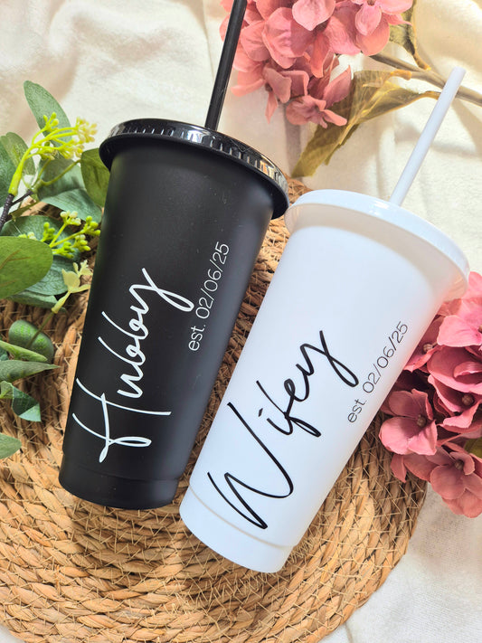 Future Hubby & Wifey Cold Cups