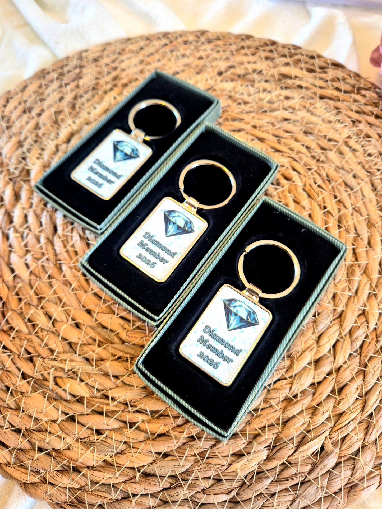 Metal Keyrings - Diamond Member