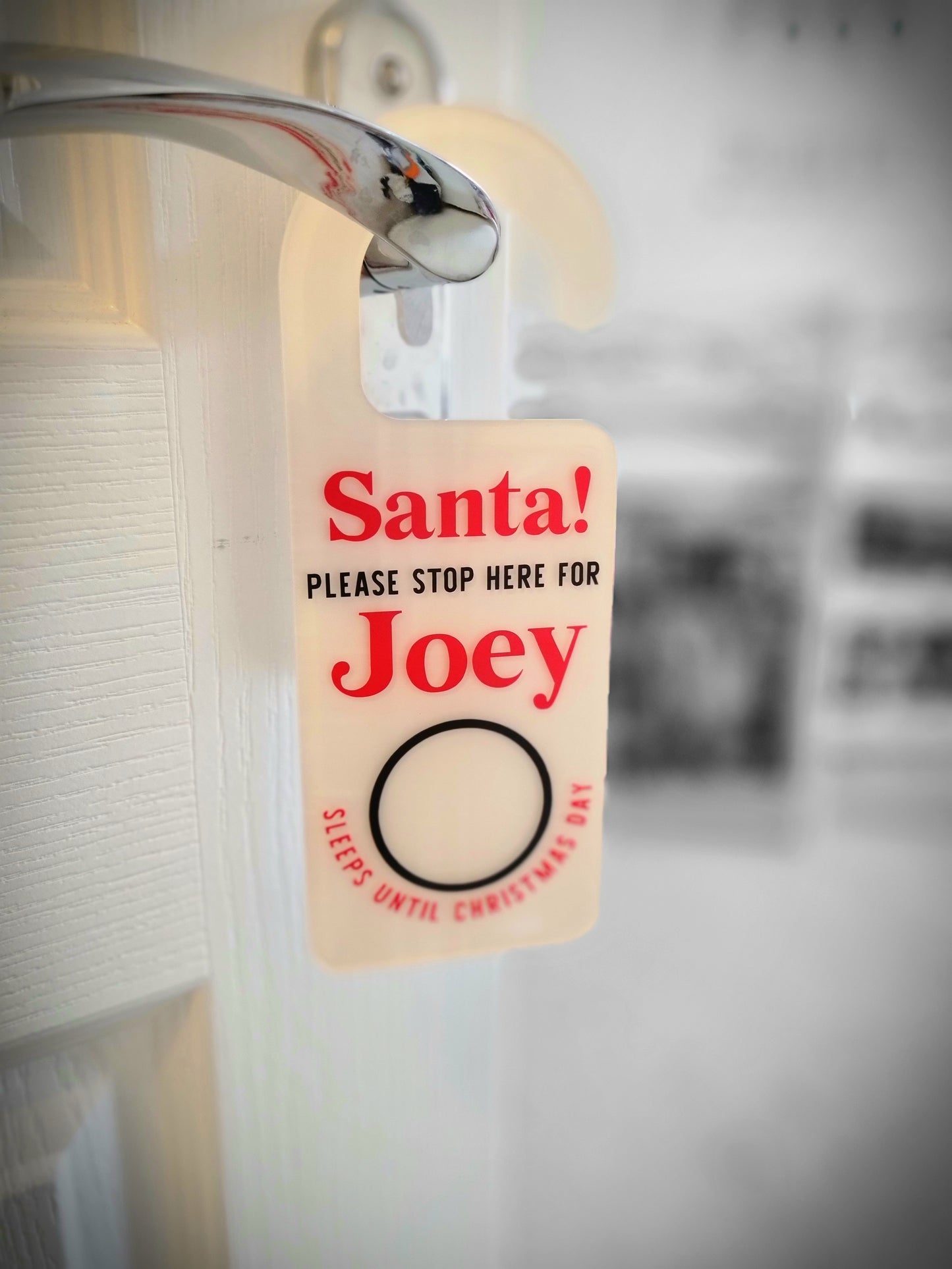 Christmas Countdown Door Hanger