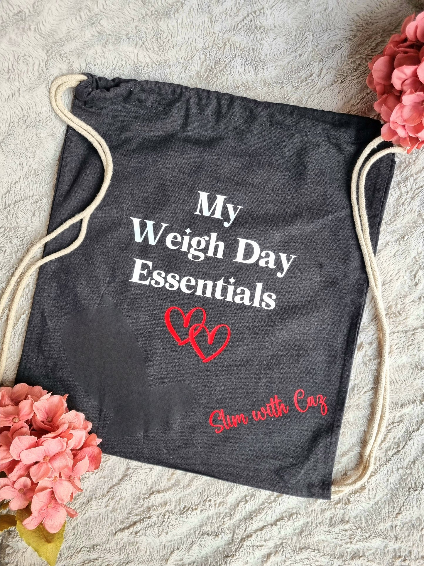 Weigh Day Essentials Drawstring Bag
