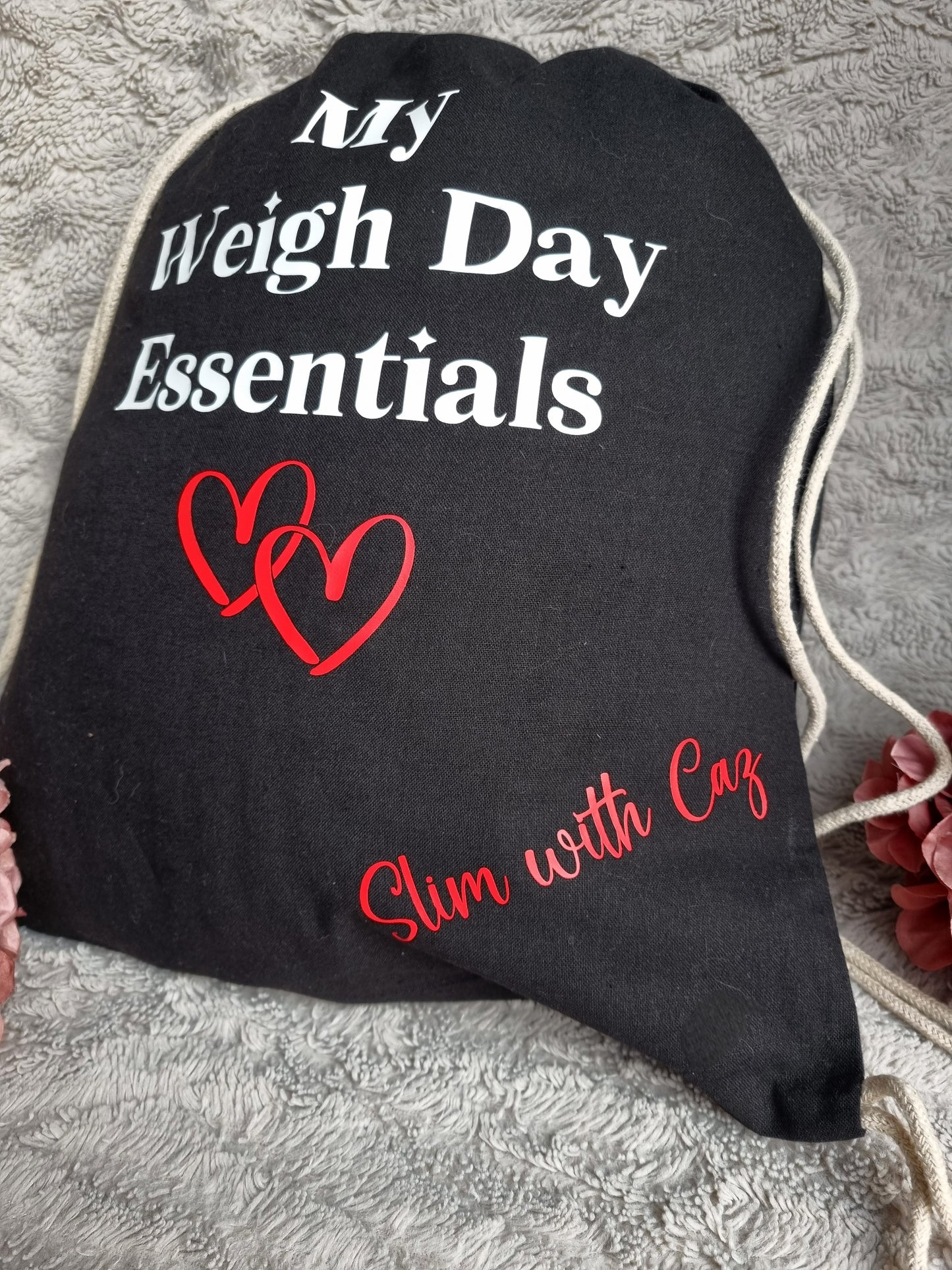 Weigh Day Essentials Drawstring Bag