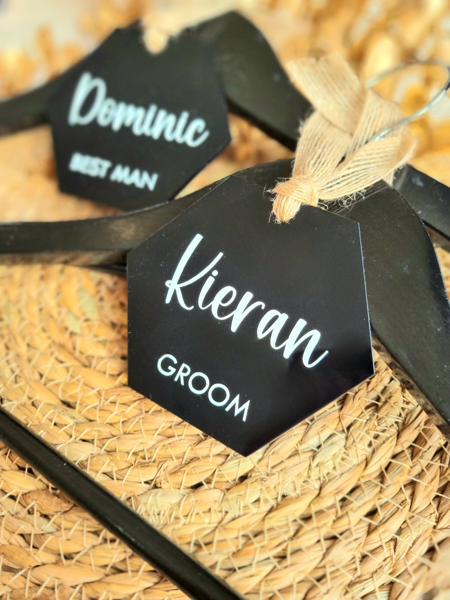 Groomsman Hanger Tags