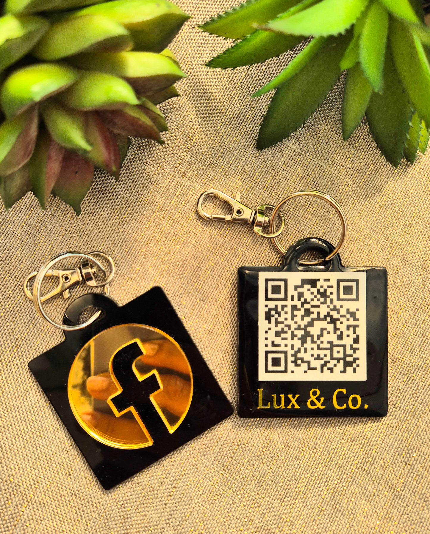 QR Code Keychain