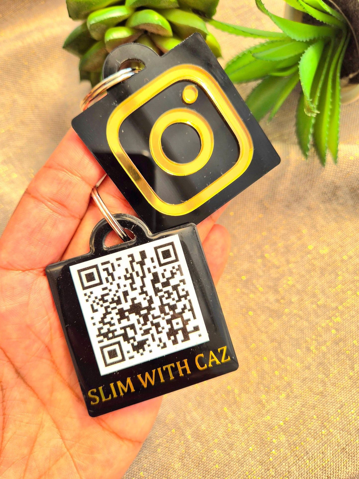 QR Code Keychain