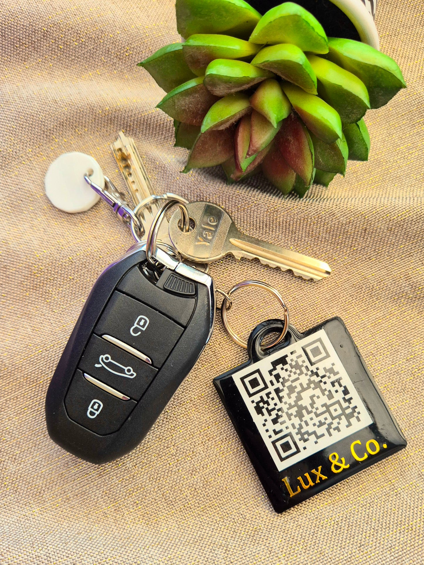 QR Code Keychain