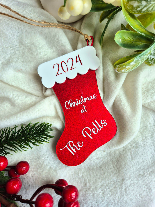 Personalised Stocking Decoration