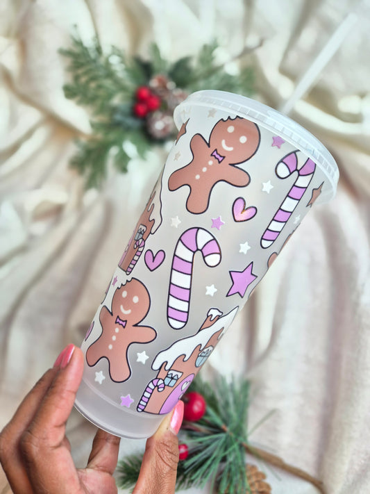 Festive Gingerbread Cold Cup