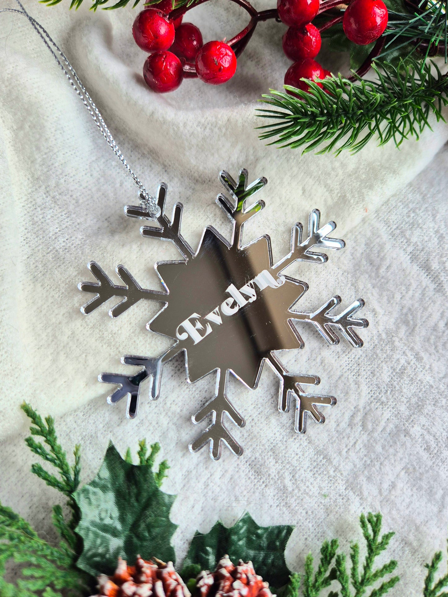 Personalised Snowflake Decoration