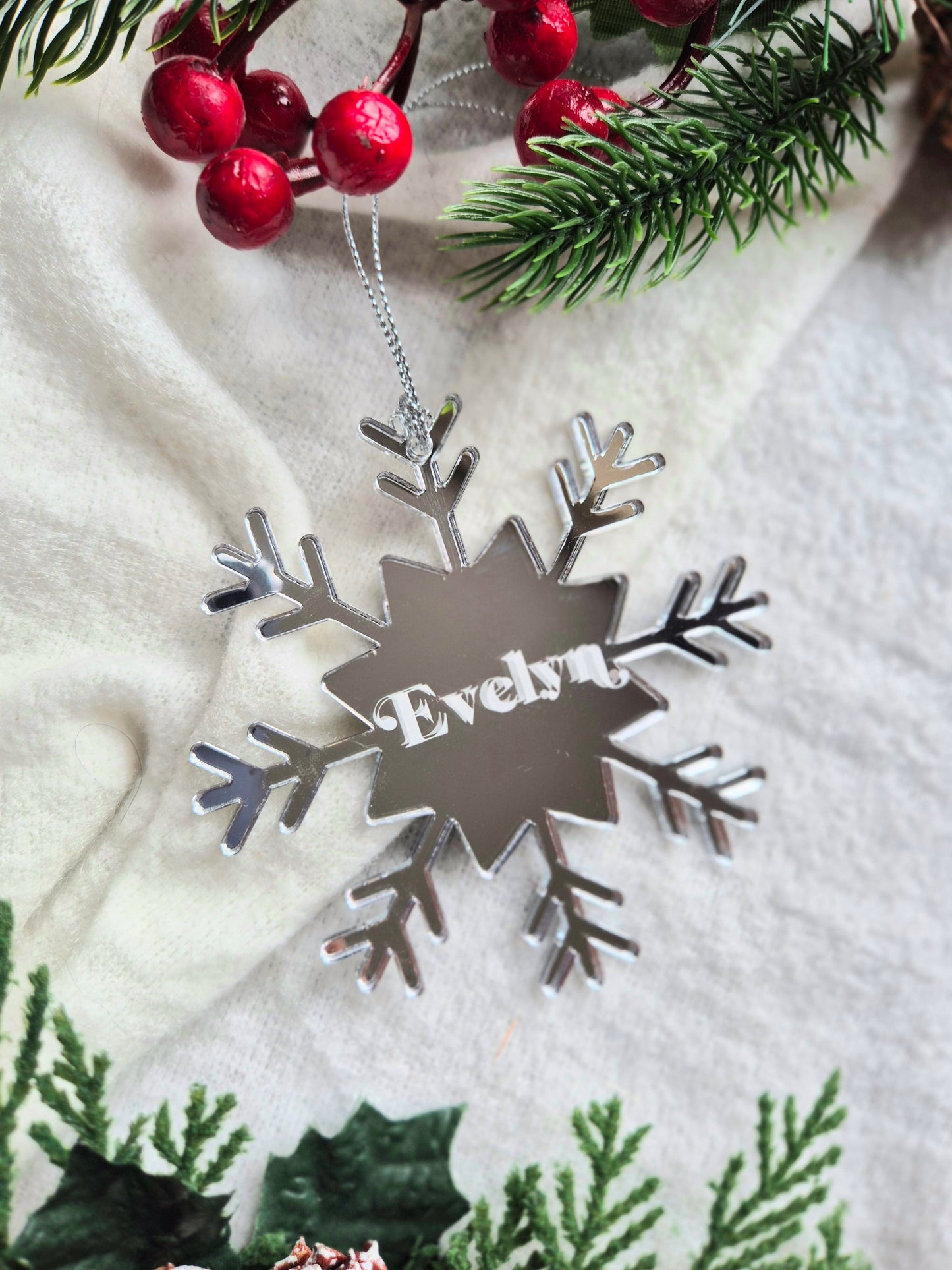 Personalised Snowflake Decoration