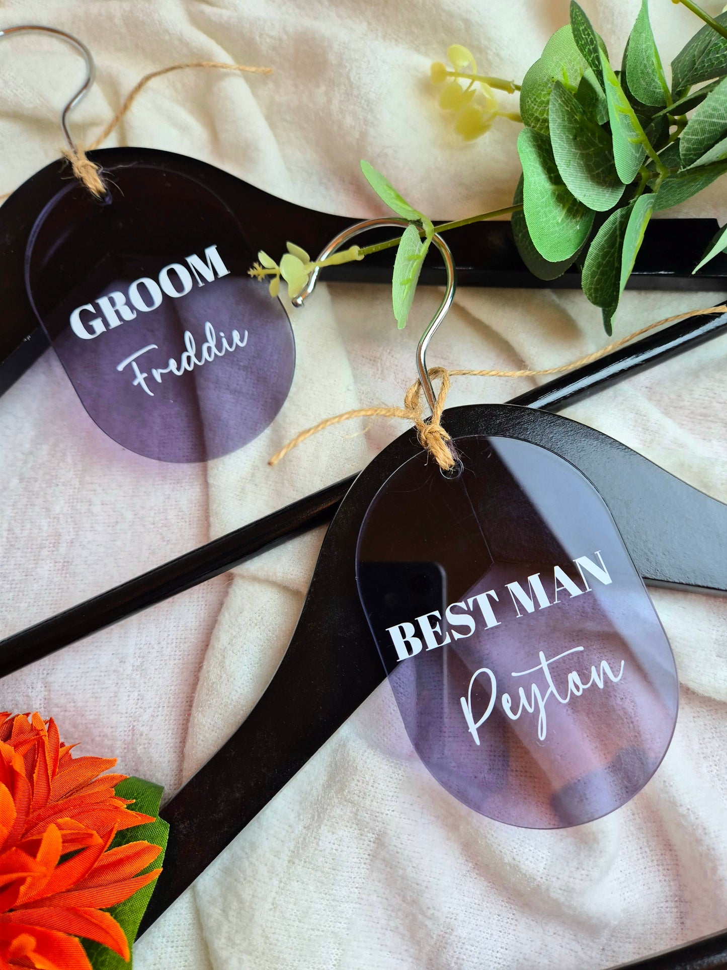 Groomsman Hanger Tags