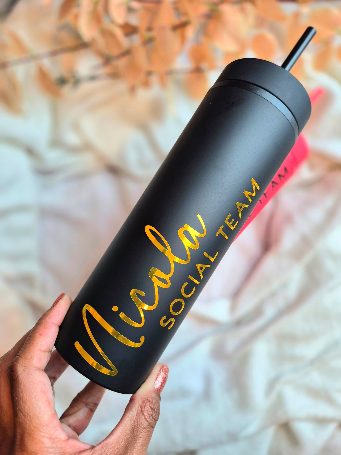 Social Team Skinny Tumbler