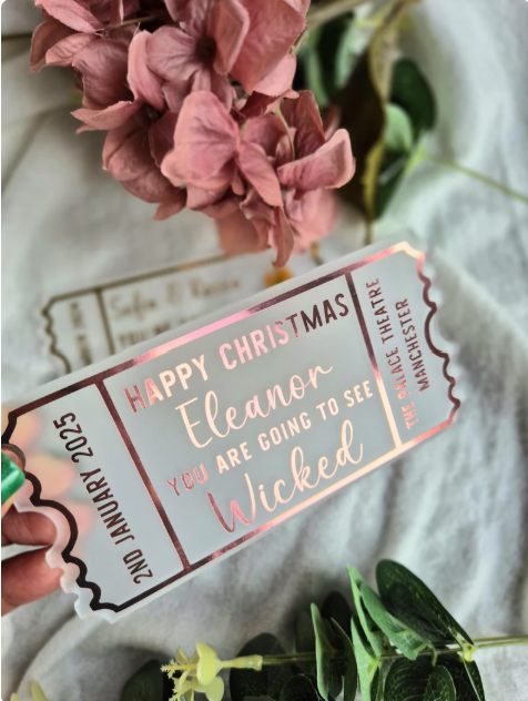 Acrylic Ticket - Frosted