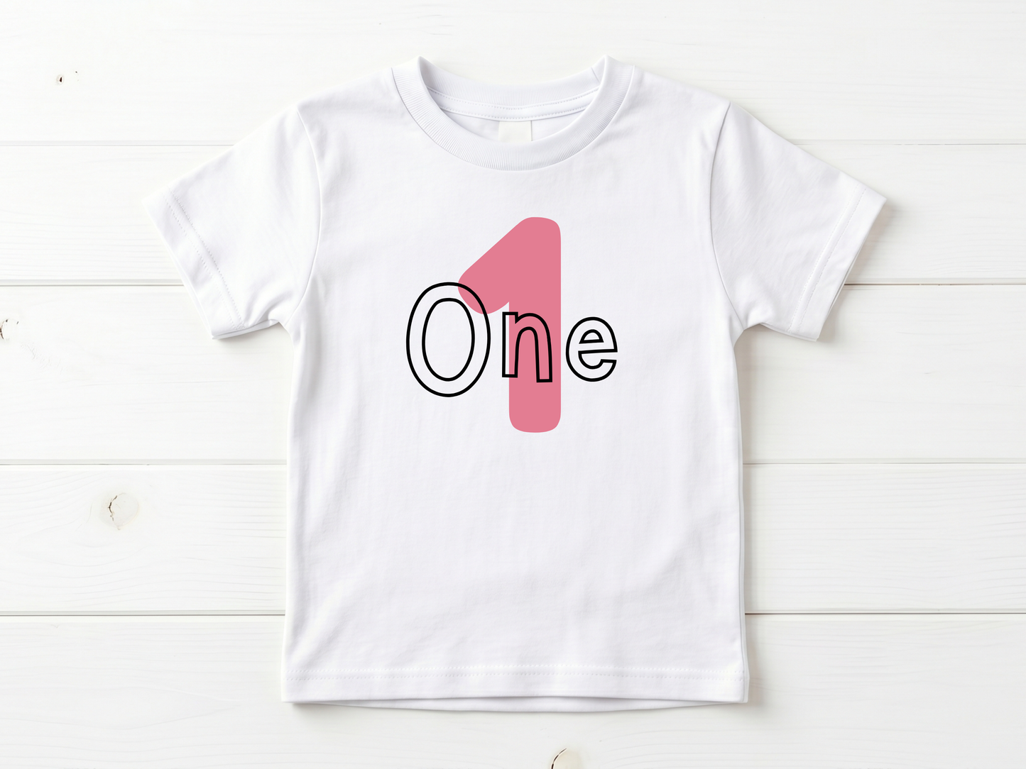Simple 1st Birthday T-Shirt