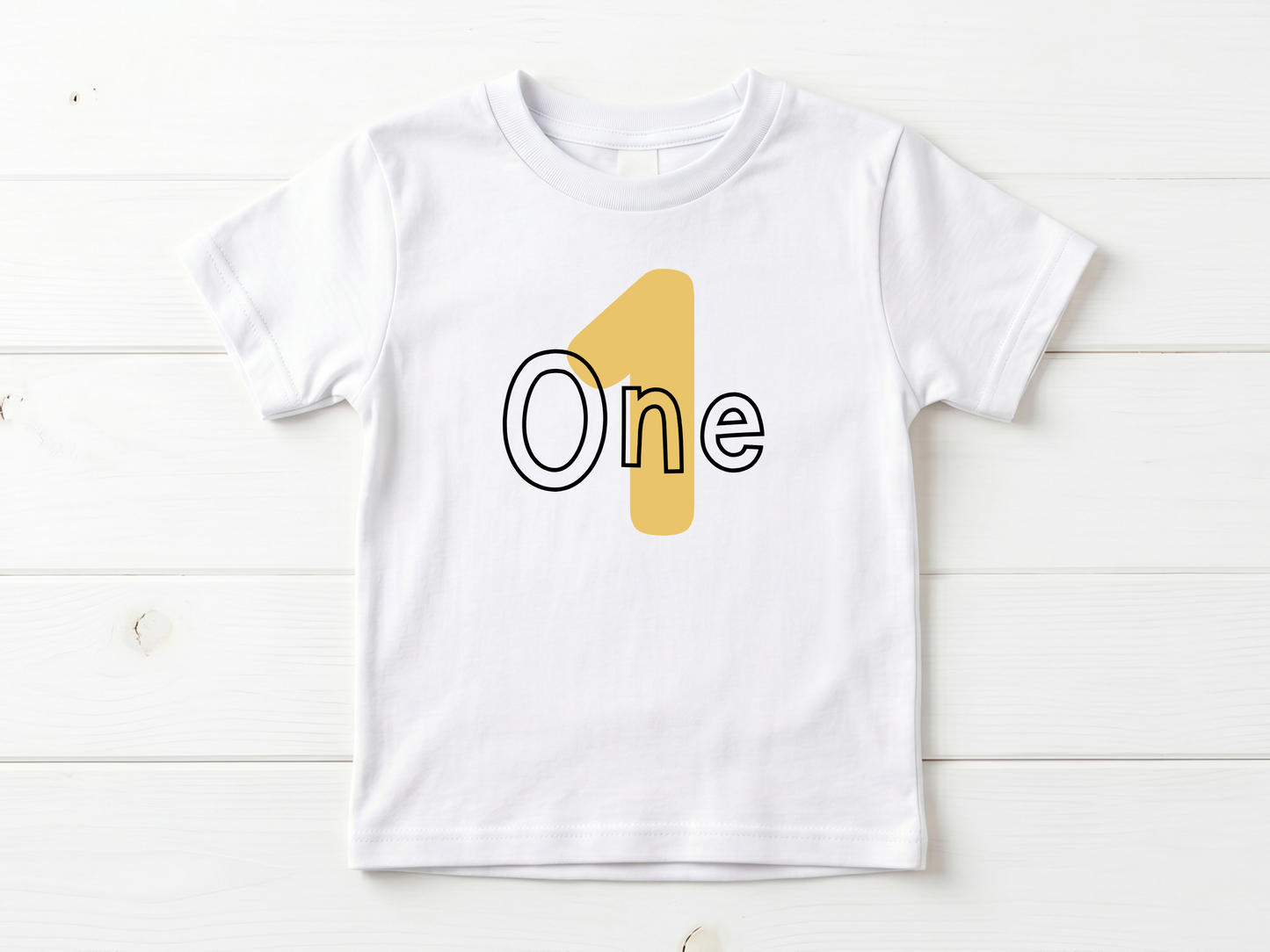 Simple 1st Birthday T-Shirt