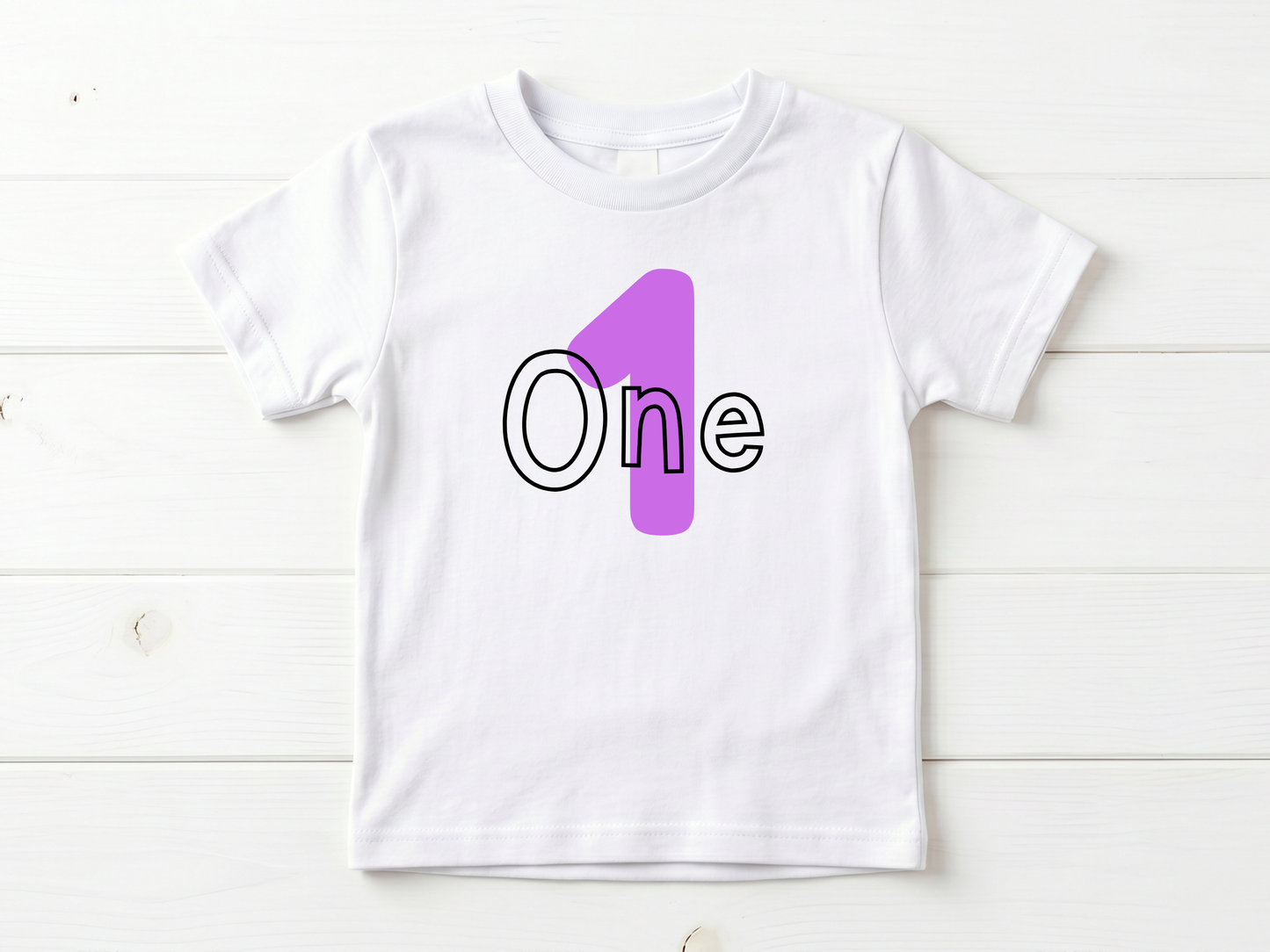 Simple 1st Birthday T-Shirt