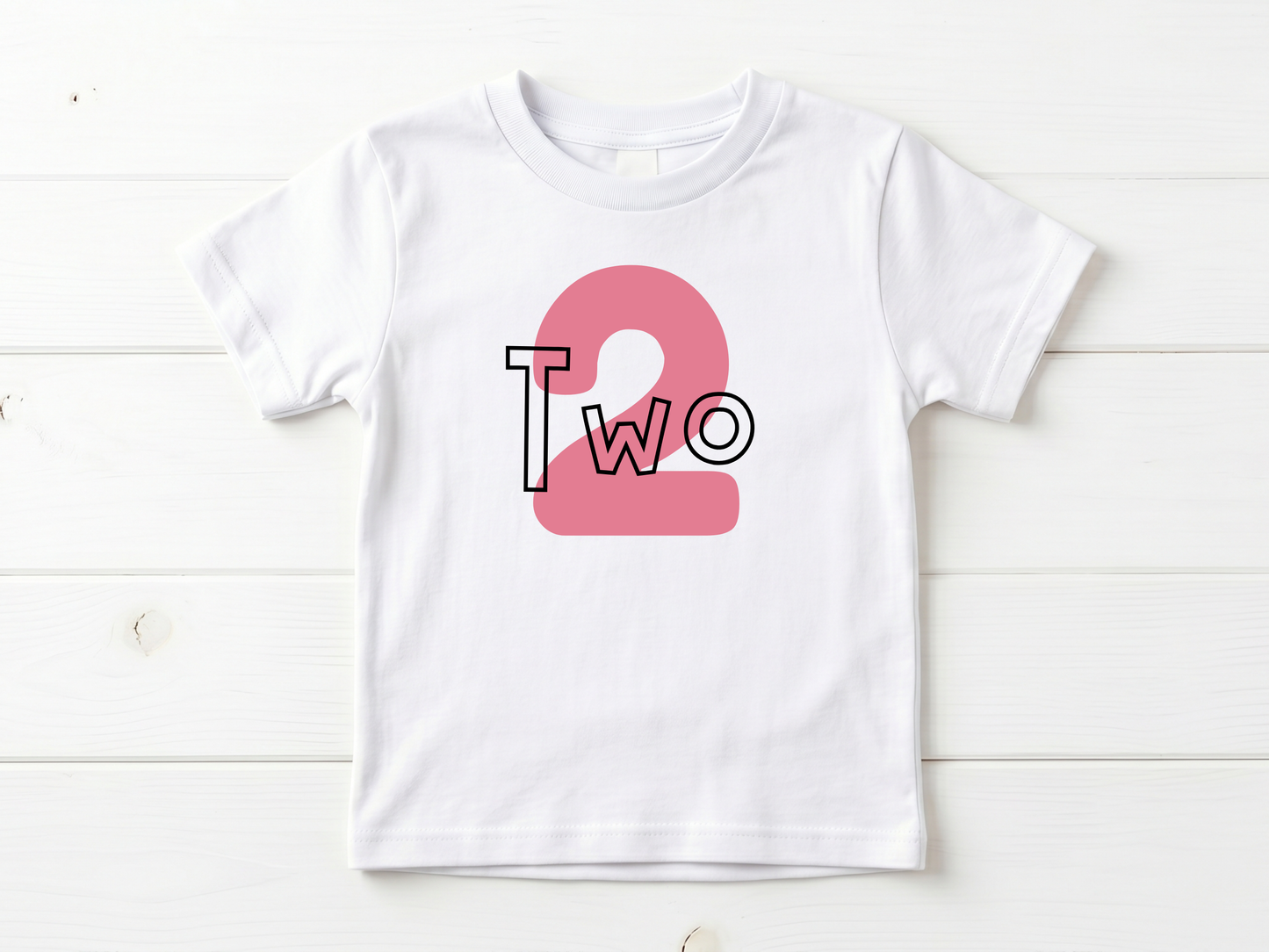 Simple 2nd Birthday T-Shirt