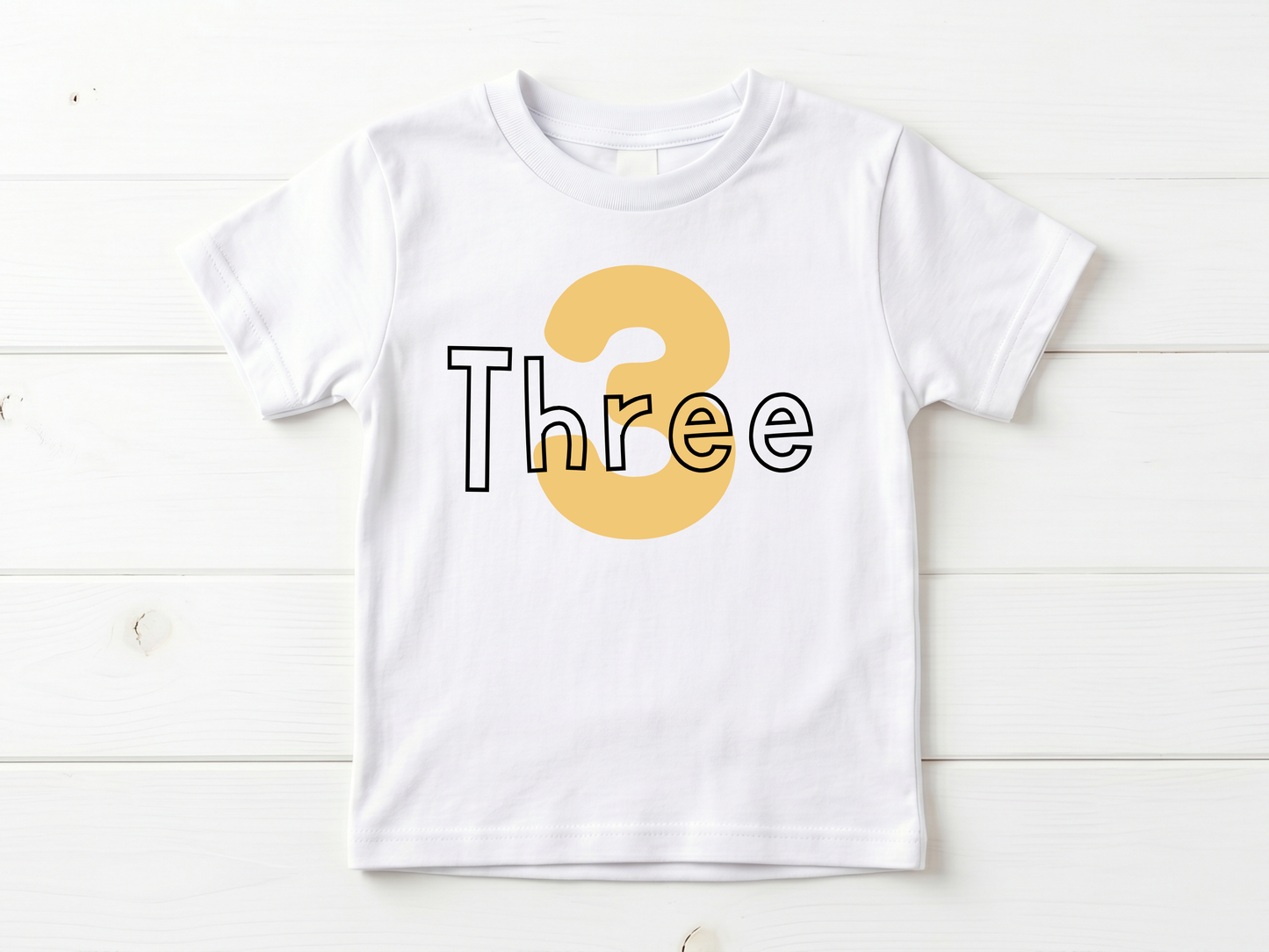 Simple 3rd Birthday T-Shirt