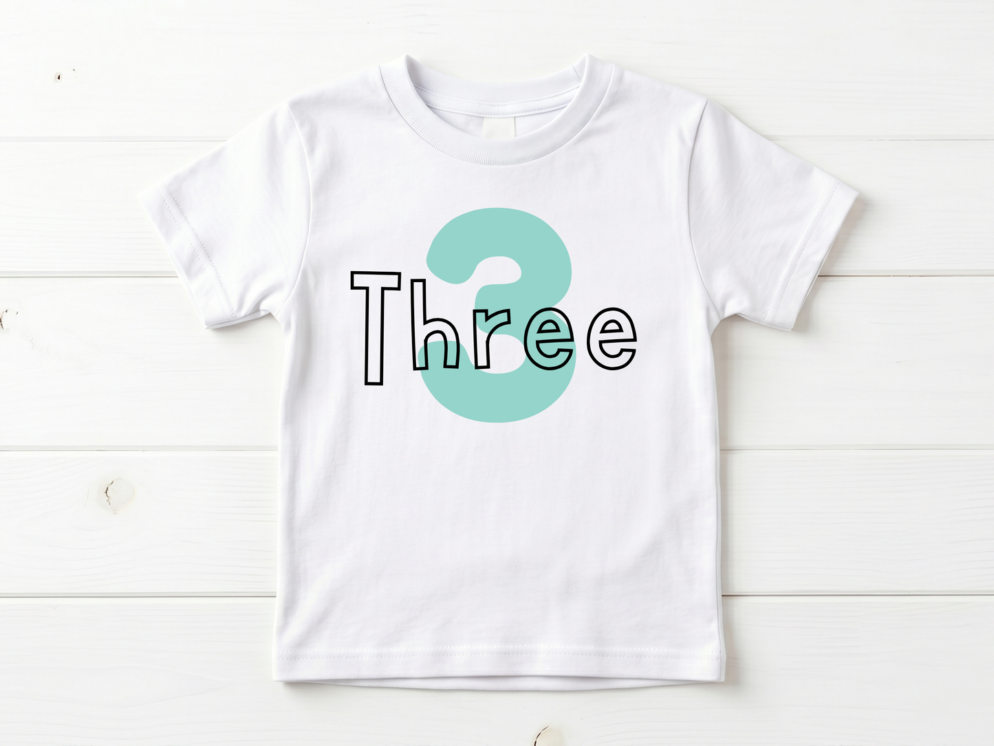 Simple 3rd Birthday T-Shirt