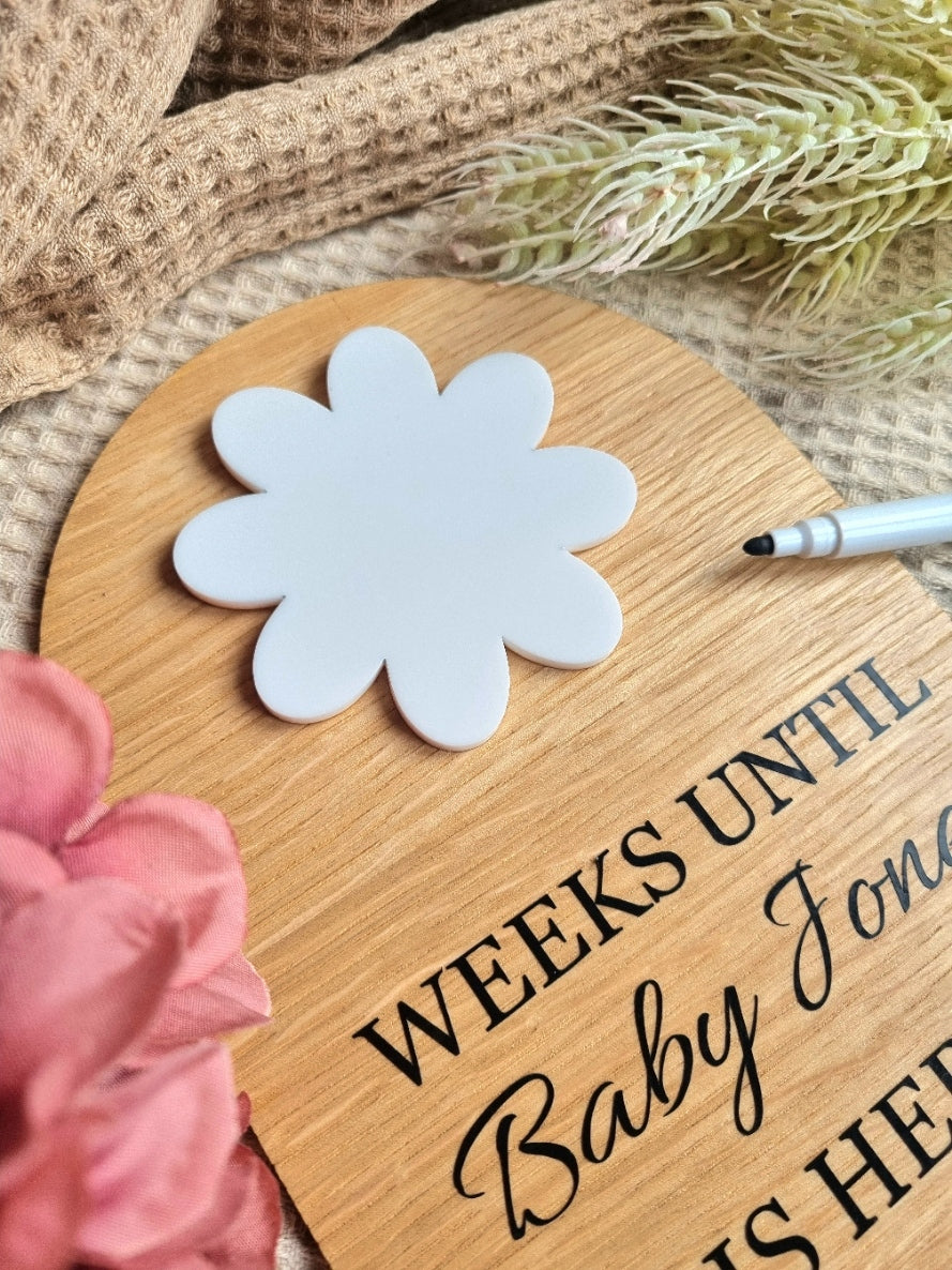 Baby Arrival Countdown Plaque