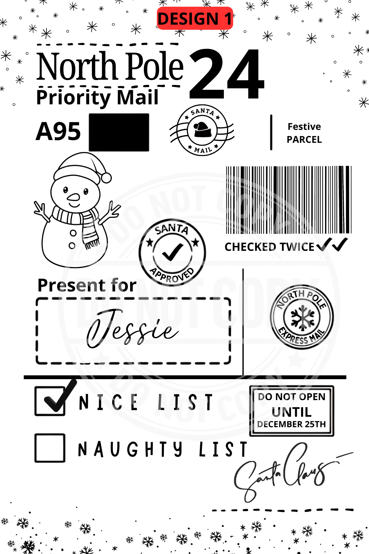 Christmas Labels