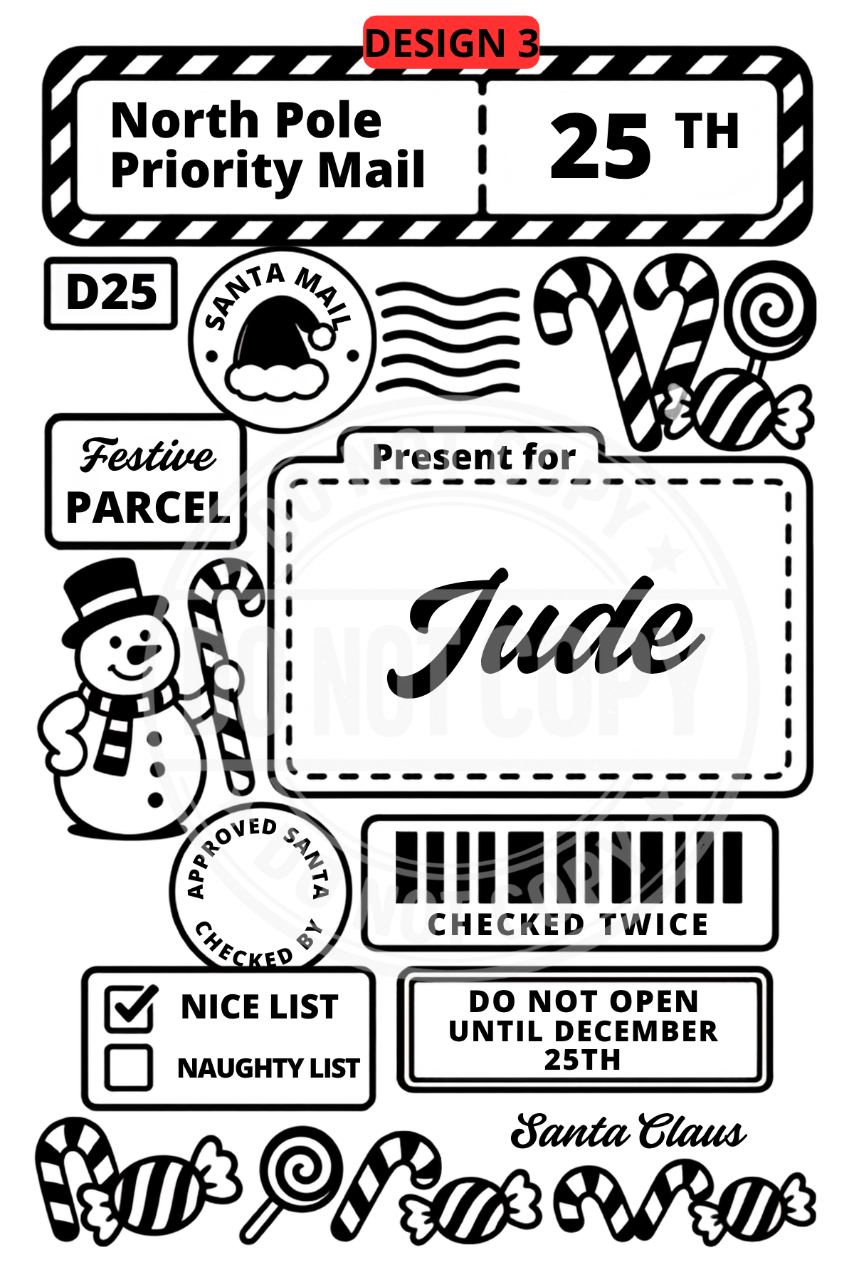 Christmas Labels