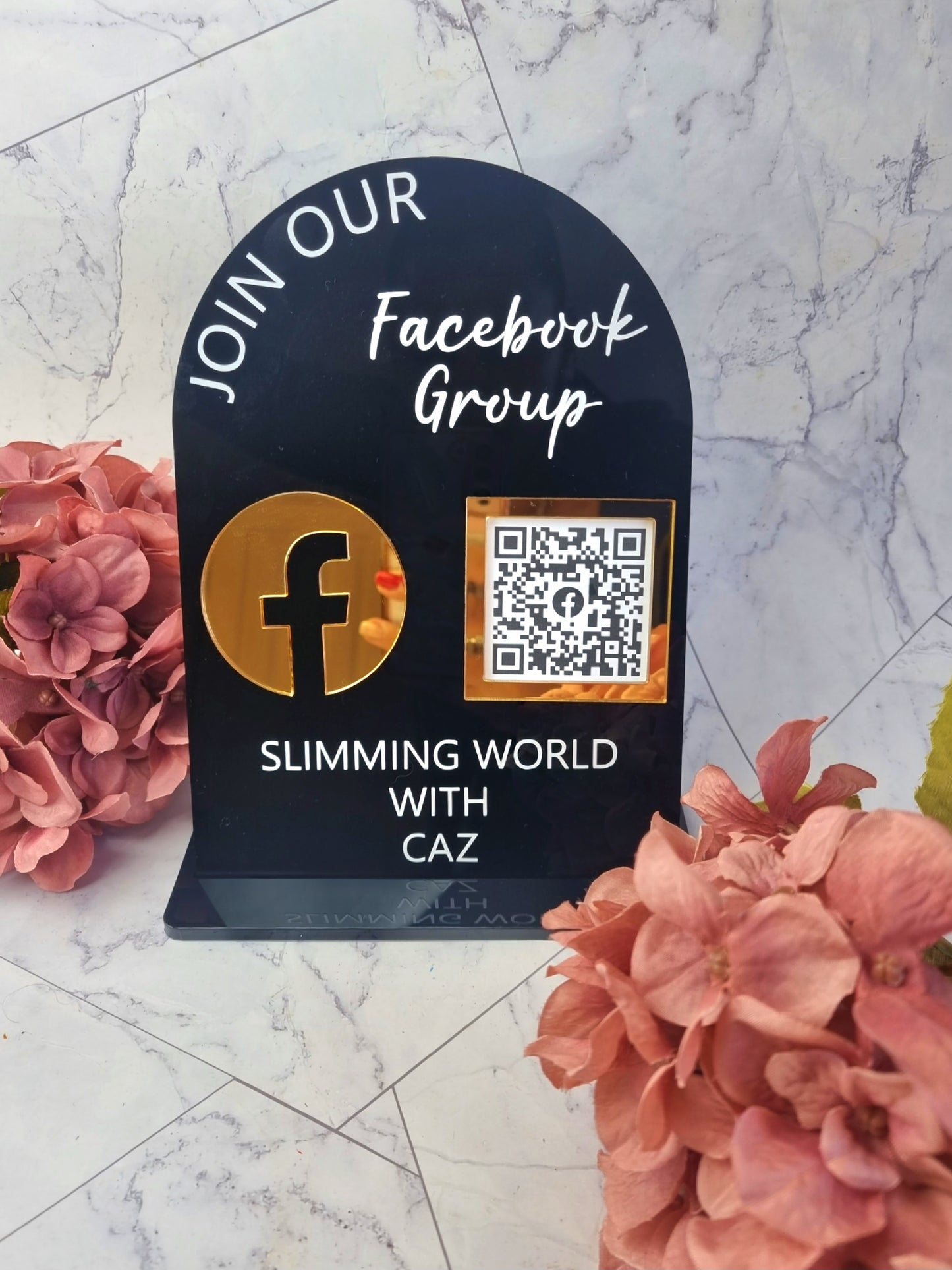 Facebook Group QR Code Sign