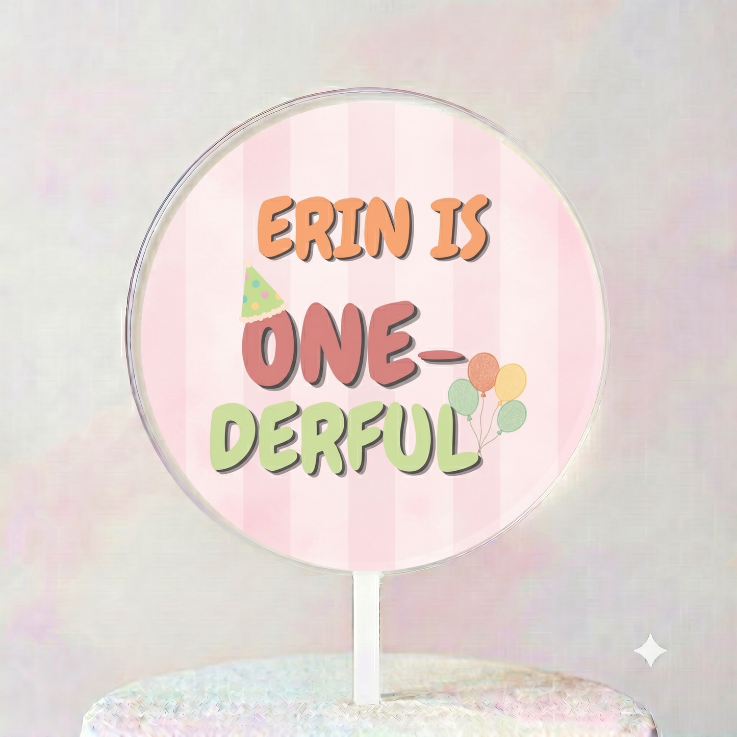 One-Derful Cake Topper