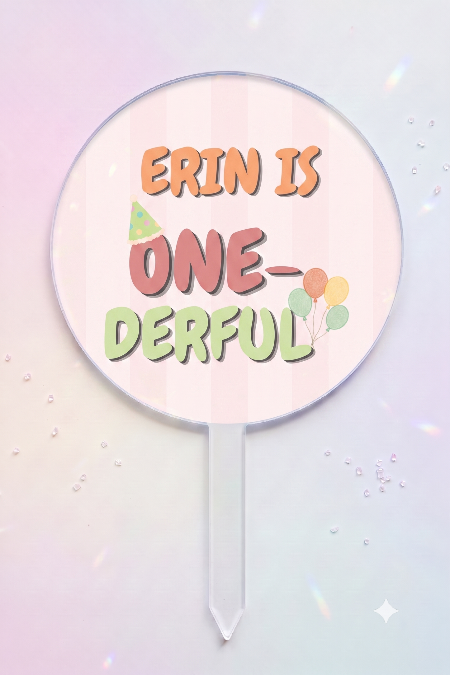 One-Derful Cake Topper