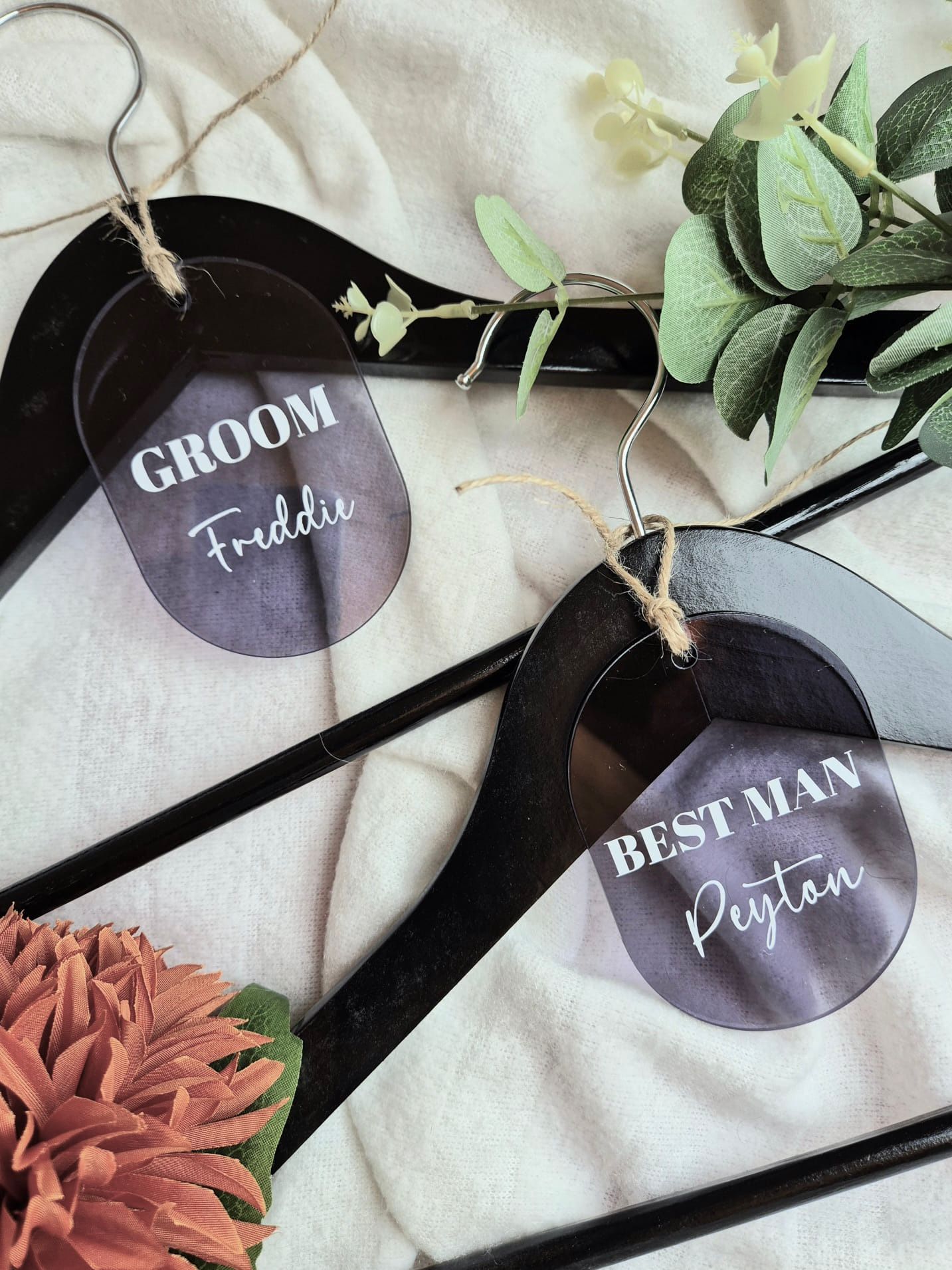 Groomsman Hanger Tags