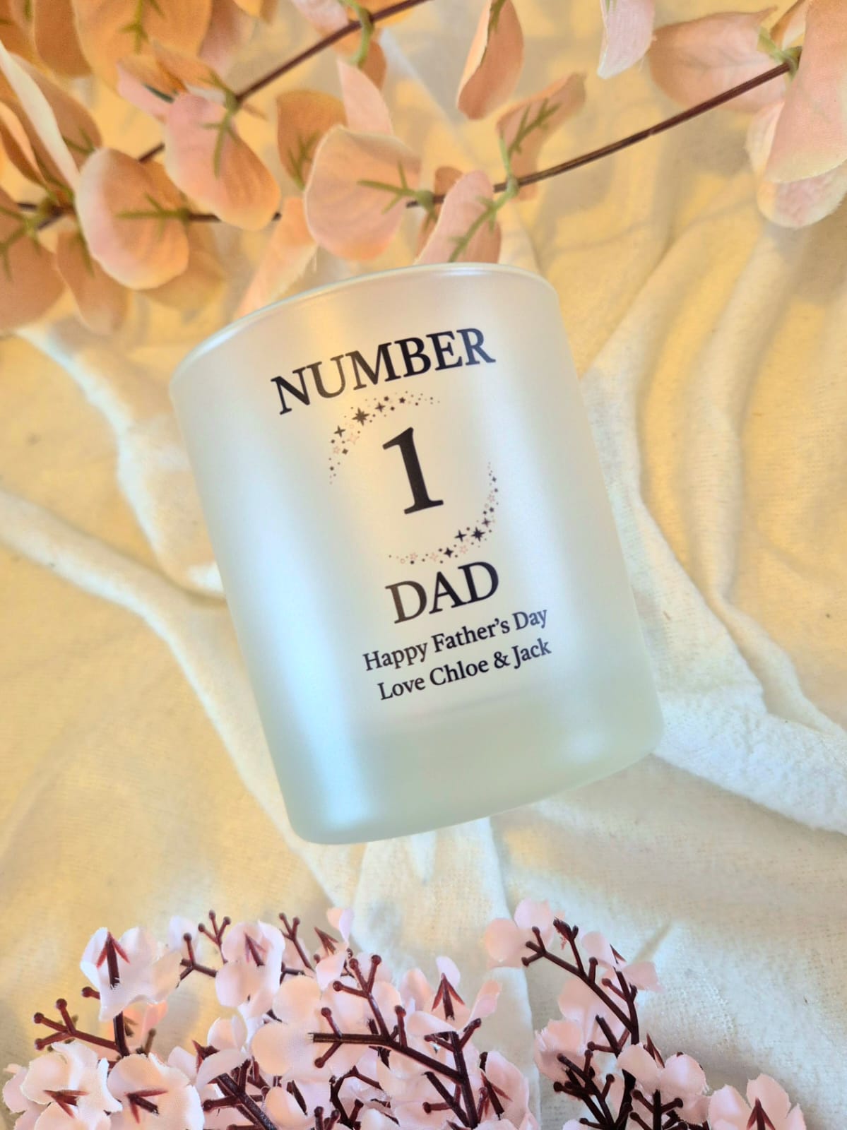 Personalised Father's Day Glass