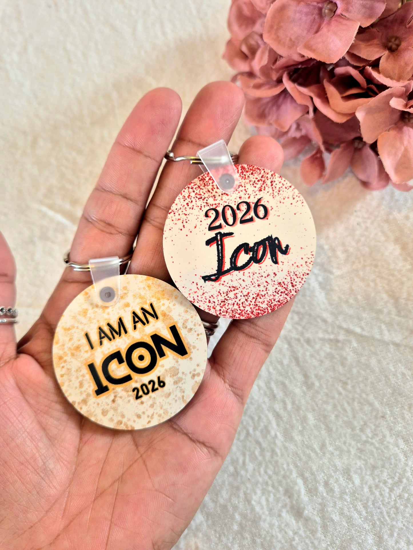Wooden Keyrings - Icon 2026