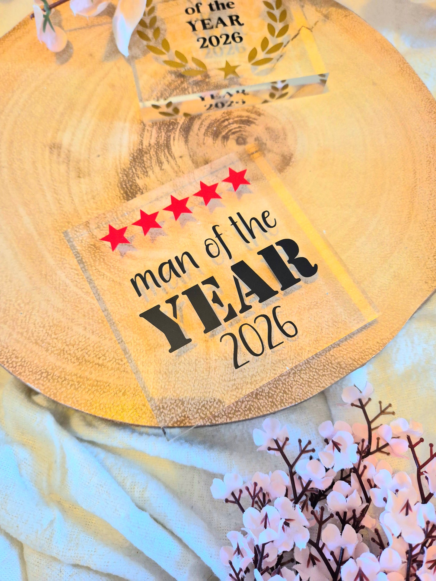 Competition Acrylic Awards - Man Of The Year
